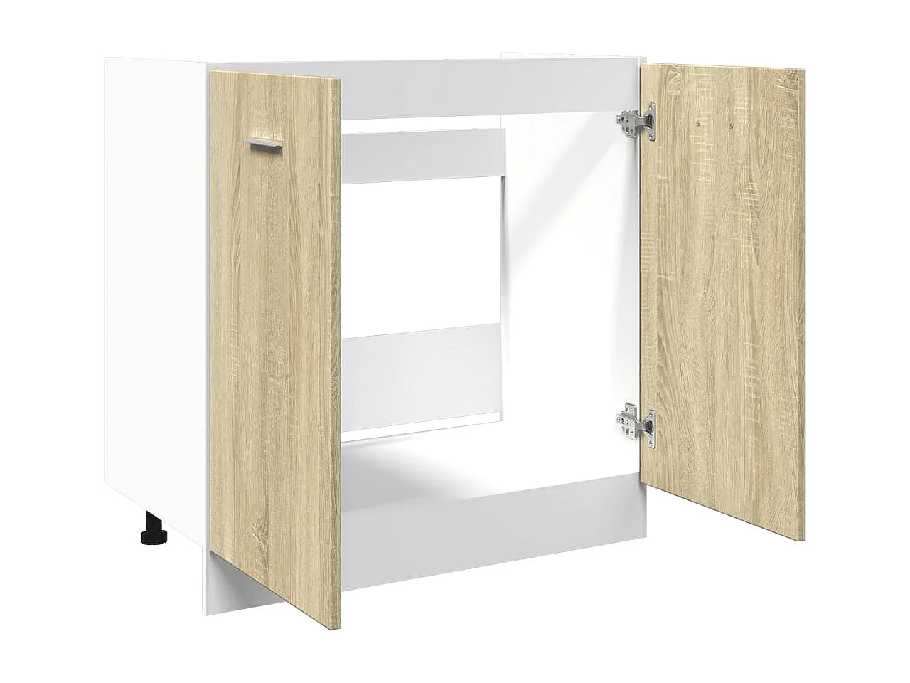 Meuble bas "Lyon" Chêne Sonoma 80 x 46 x 81,5 cm Bois d'ingénierie