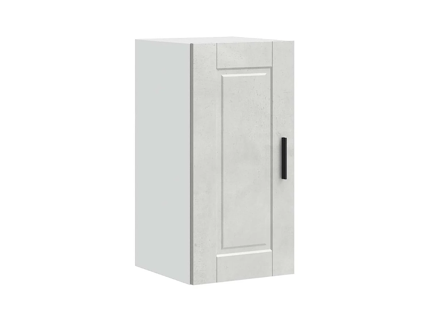 Keukenwandkast Porto bewerkt hout betongrijs