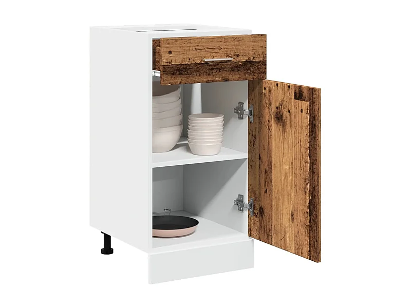 Mobile con Cassetto “Lyon” Legno Antico 40x46x81,5cm