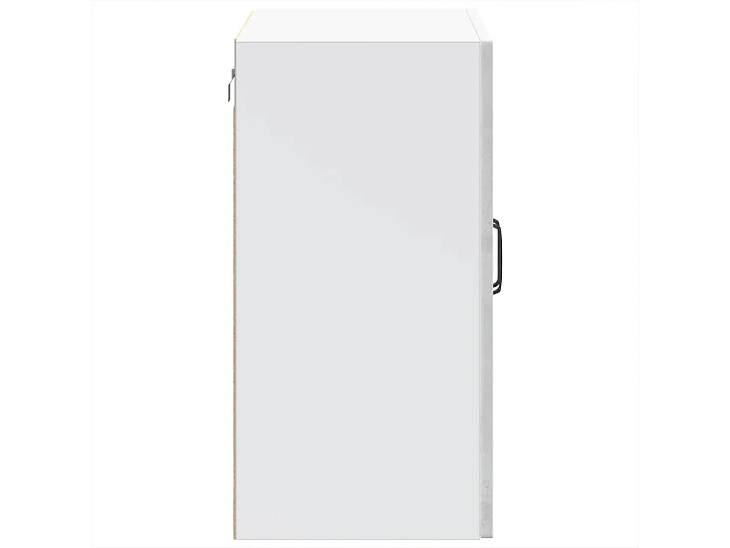 Armoire murale de cuisine avec porte en verre Kalmar gris béton