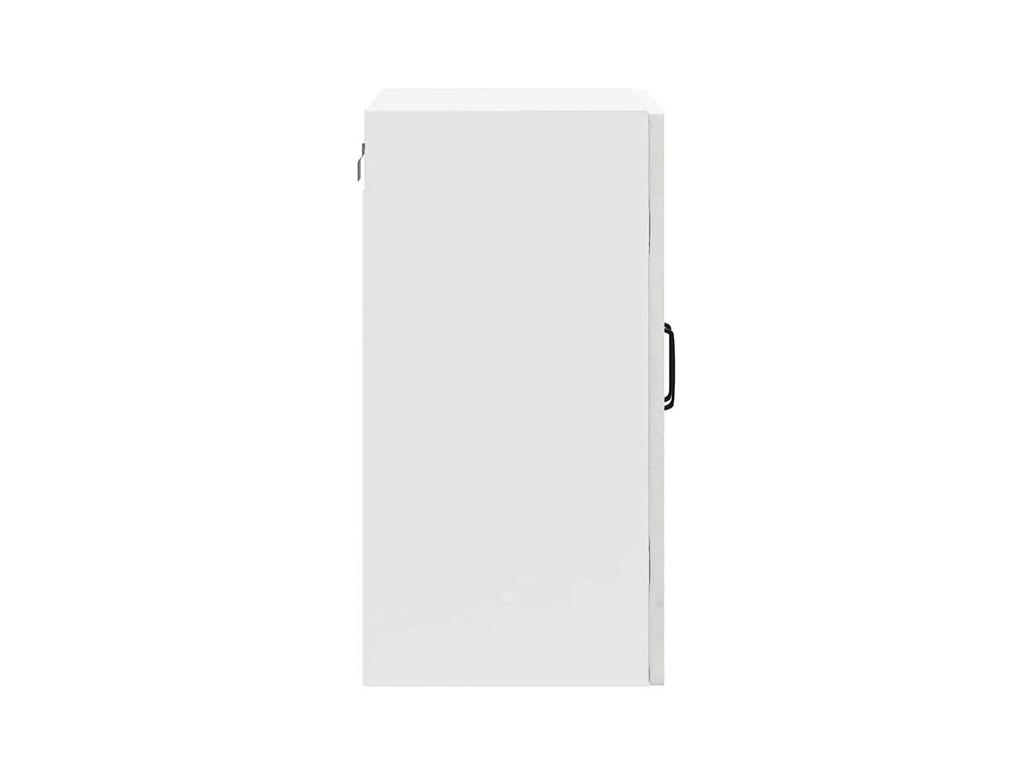 Küchen-Hängeschrank mit Glastür Kalmar Betongrau Holzwerkstoff