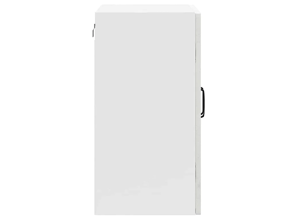 Armoire murale de cuisine avec porte en verre Kalmar gris béton