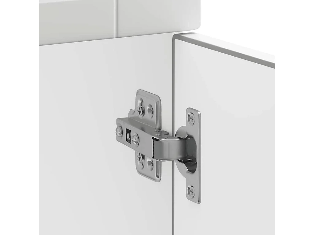 Armoire de cuisine Porto blanc bois d'ingénierie