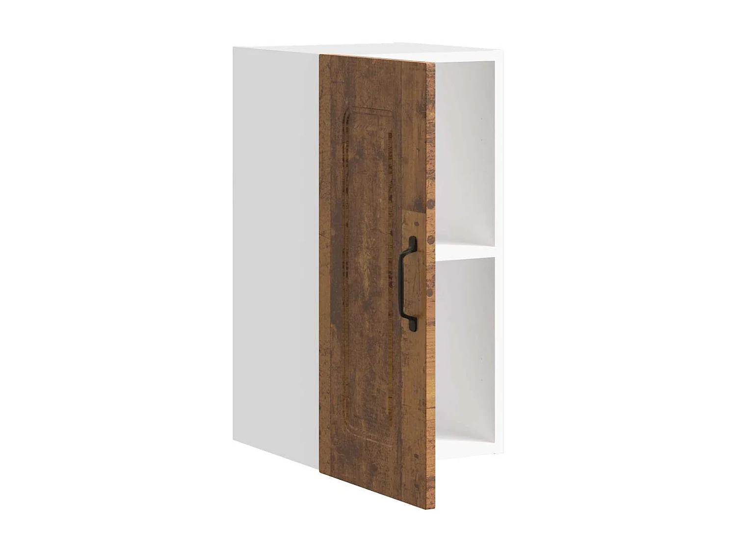 Armoire murale de cuisine Kalmar vieux bois bois d'ingénierie