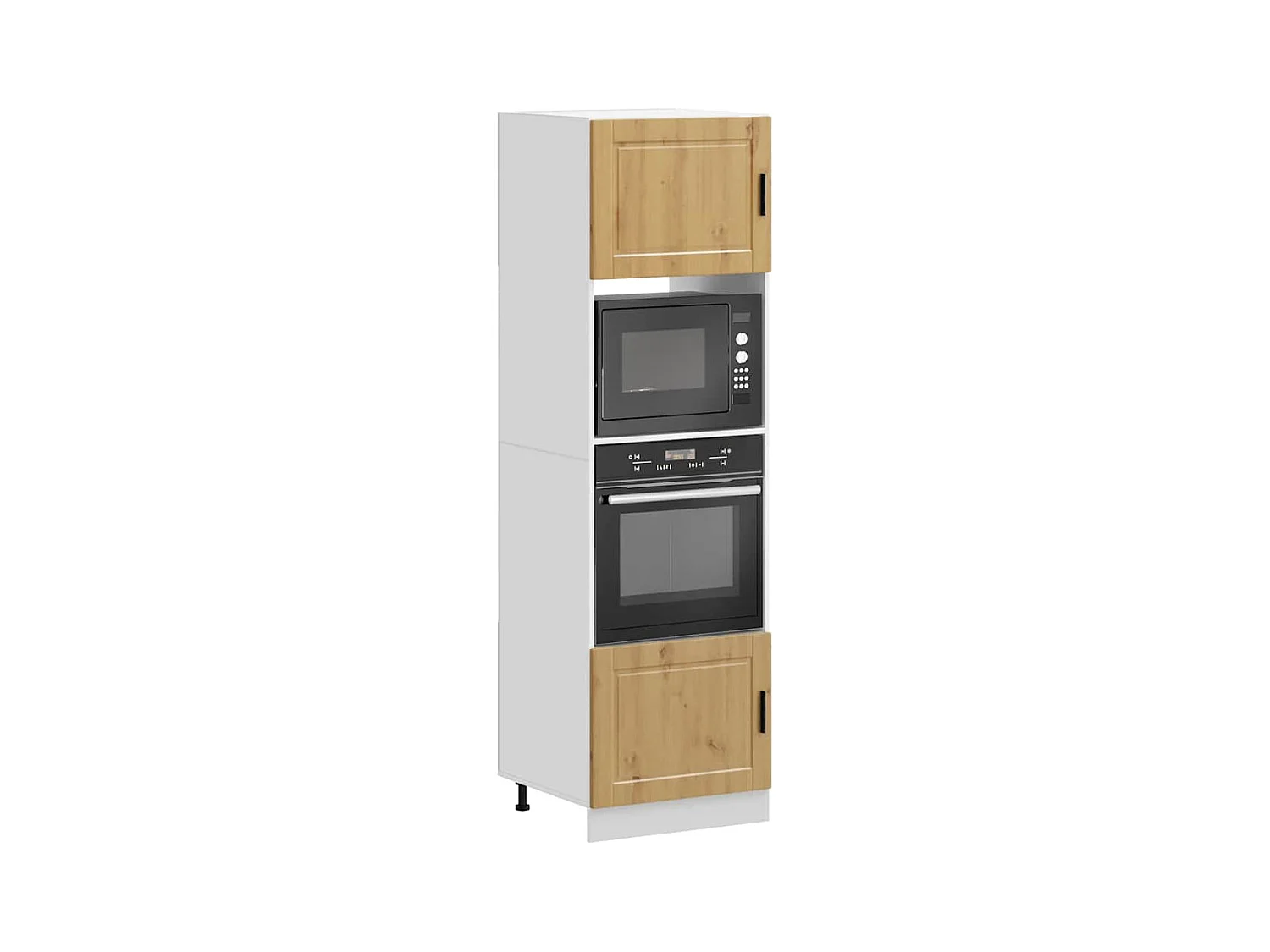 Armoires de four 2 pcs Porto chêne artisanal bois d'ingénierie