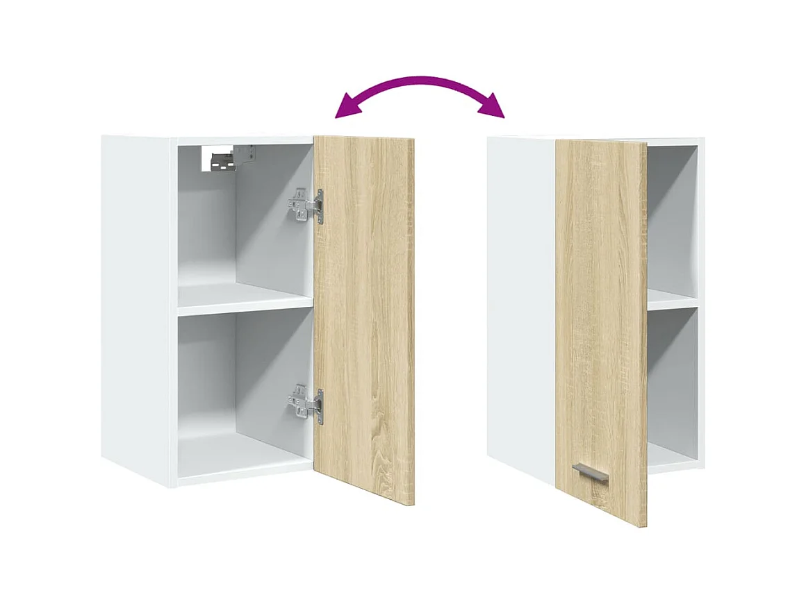 Armario colgante "Lyon" roble Sonoma 29,5x31x60 cm madera de ingeniería