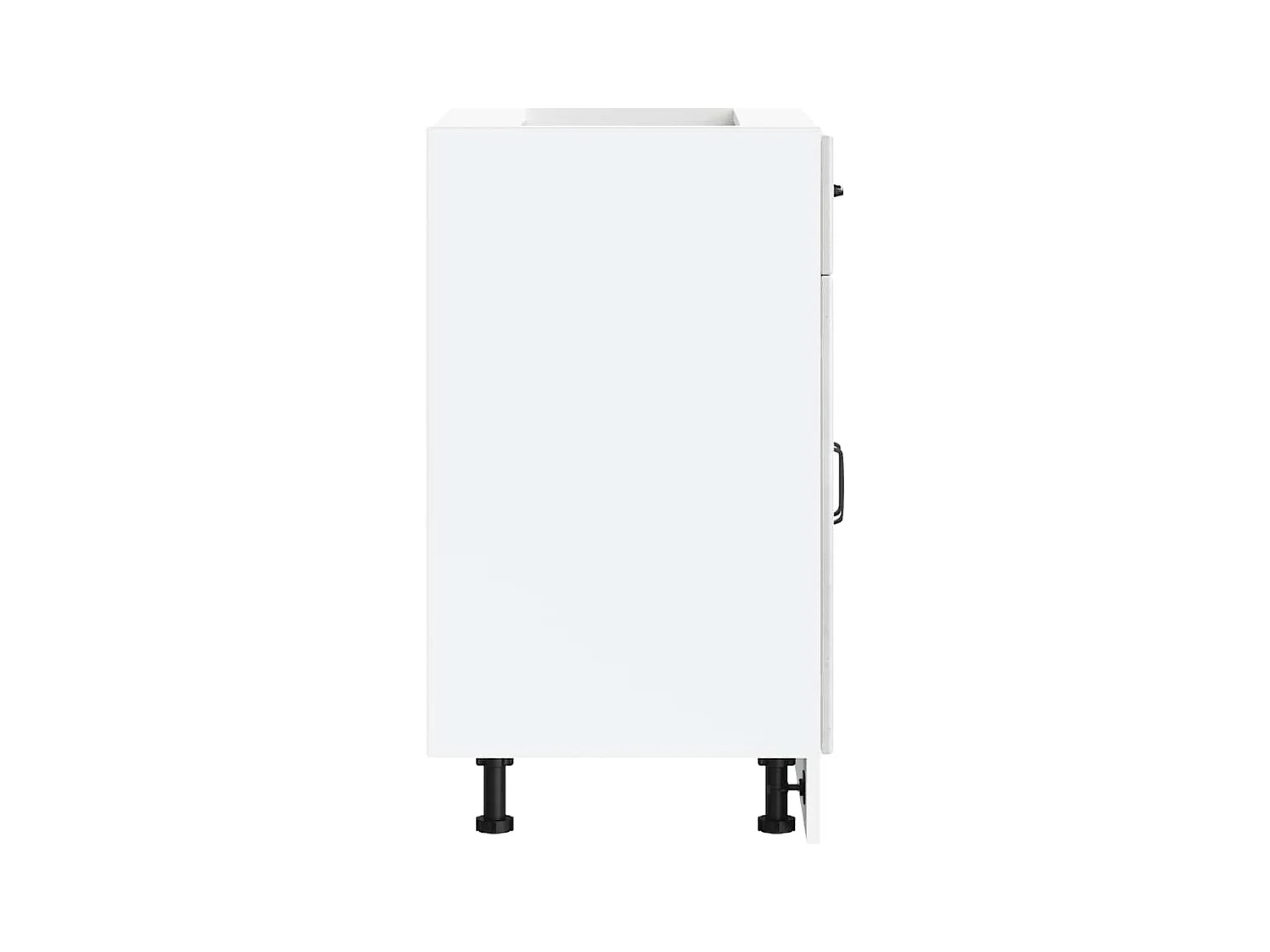 Küchenunterschrank Kalmar Betongrau Holzwerkstoff