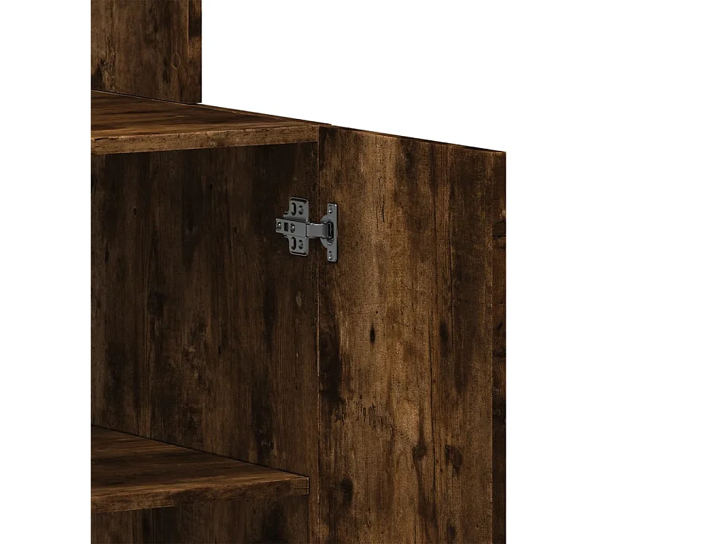 Mobile da Cucina Rovere Fumo 60x50x180 cm in Legno Multistrato