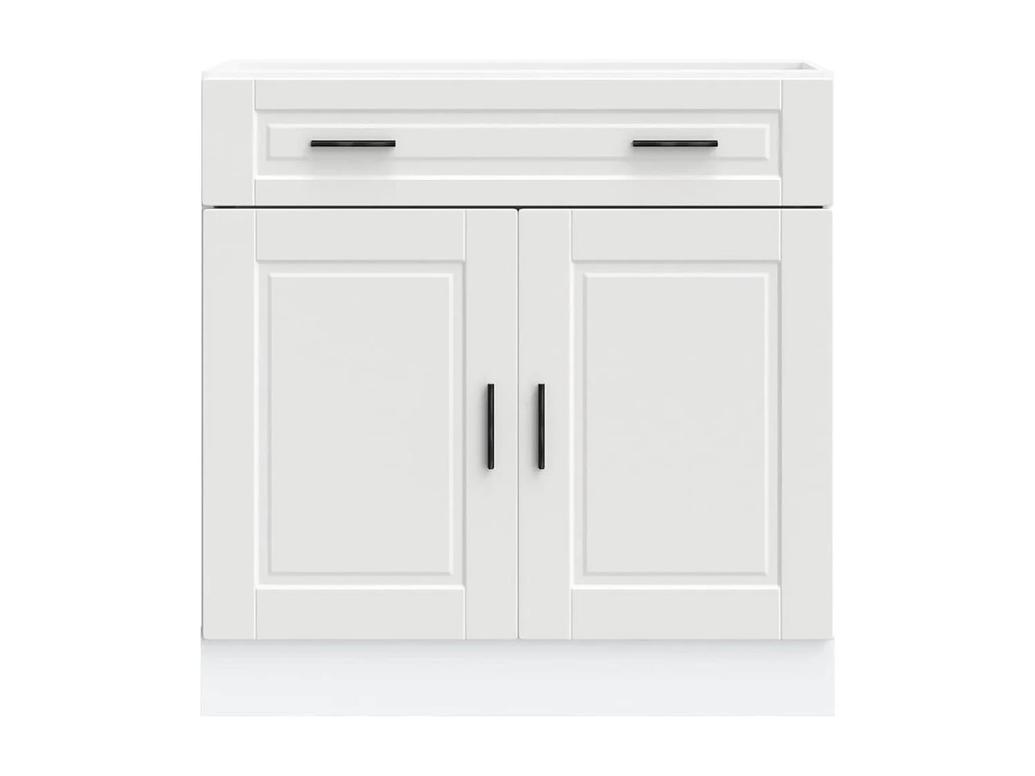 Armoire de cuisine Porto blanc bois d'ingénierie