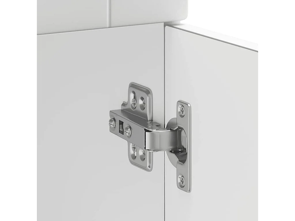 Armoire de cuisine Porto blanc bois d'ingénierie