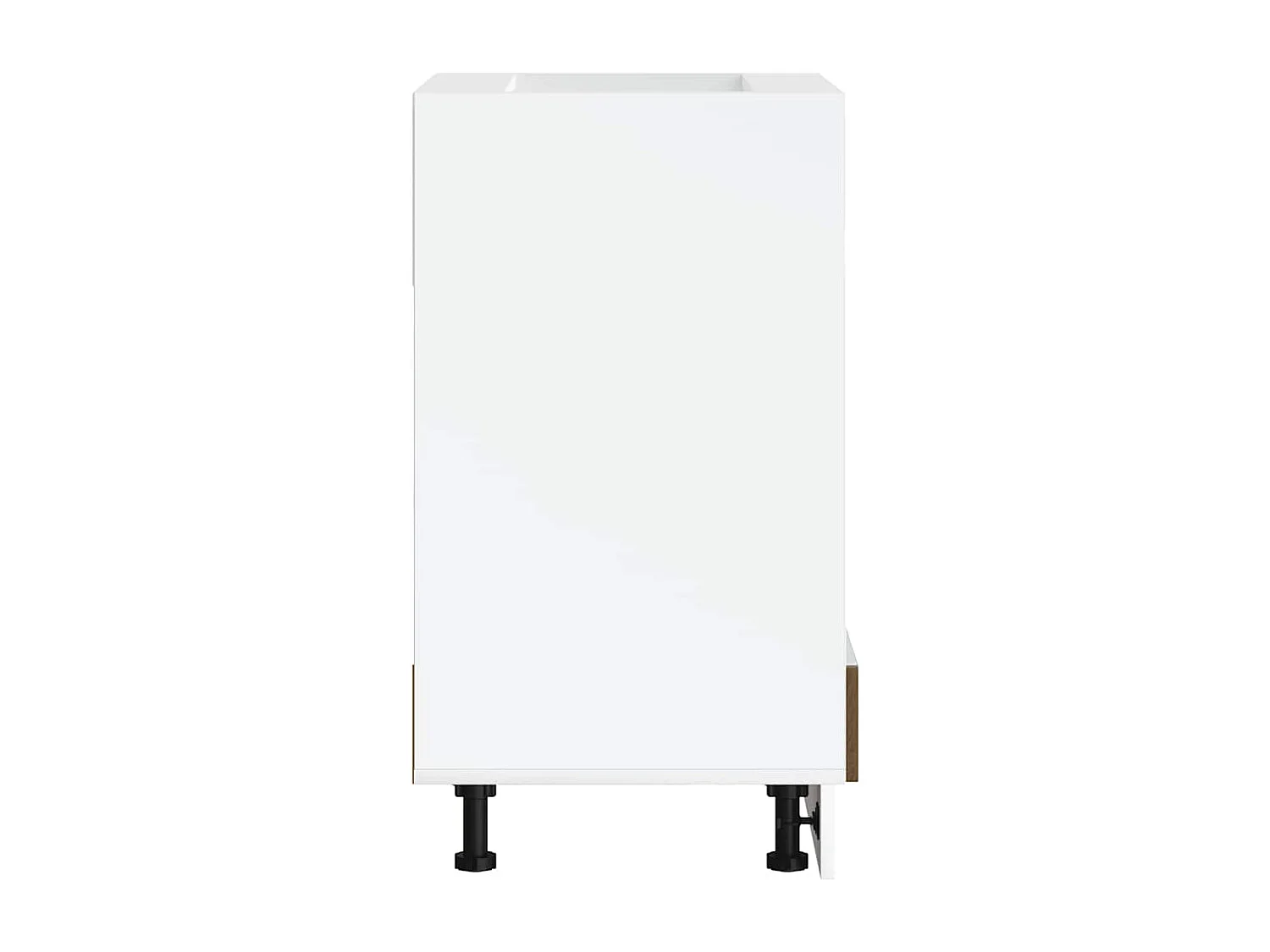 Ovenkast "Porto" bewerkt hout bruin eikenkleur