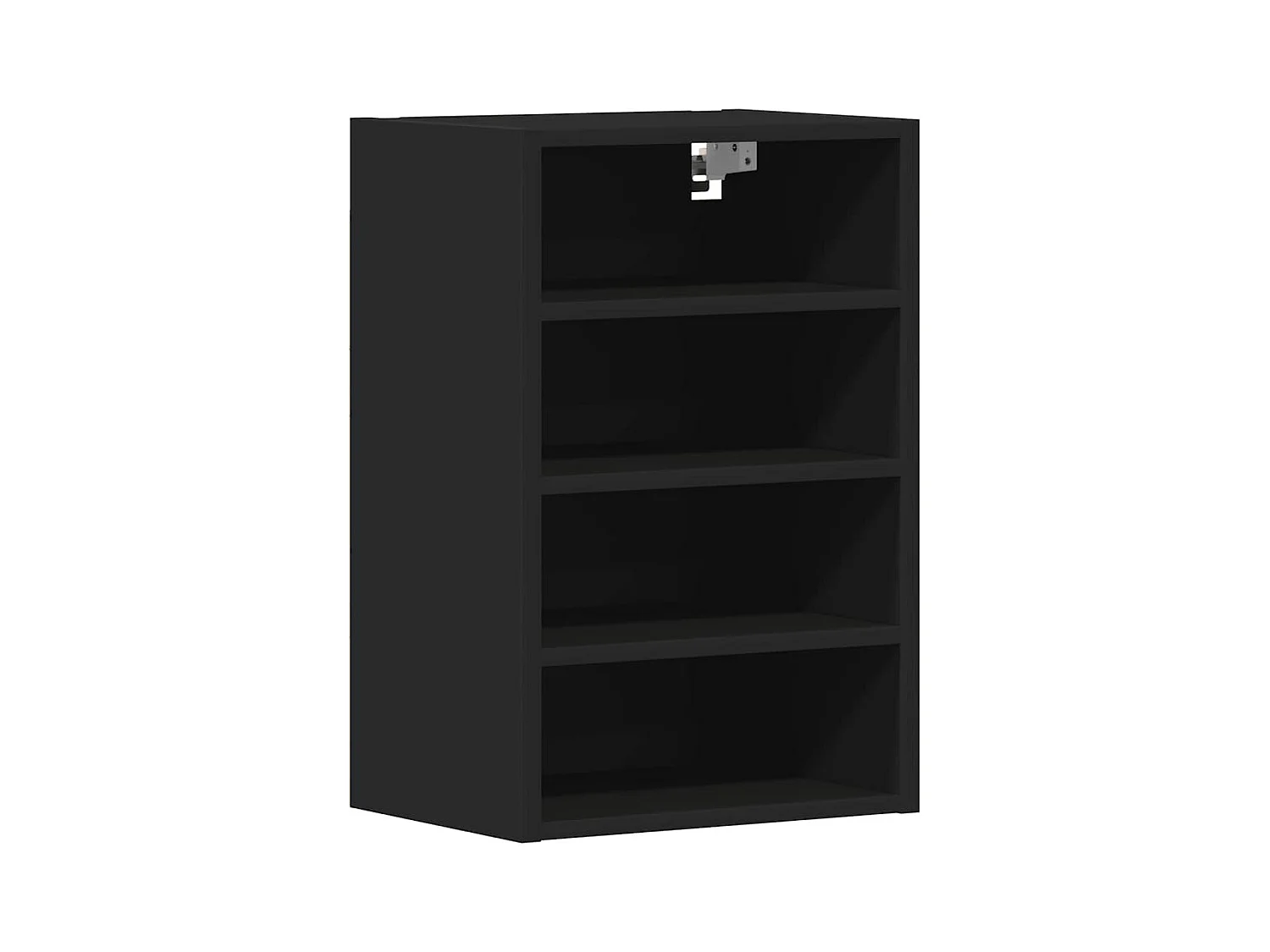 Armoire suspendue "Riga" Noir 40 x 29,5 x 60 cm Bois d'ingénierie