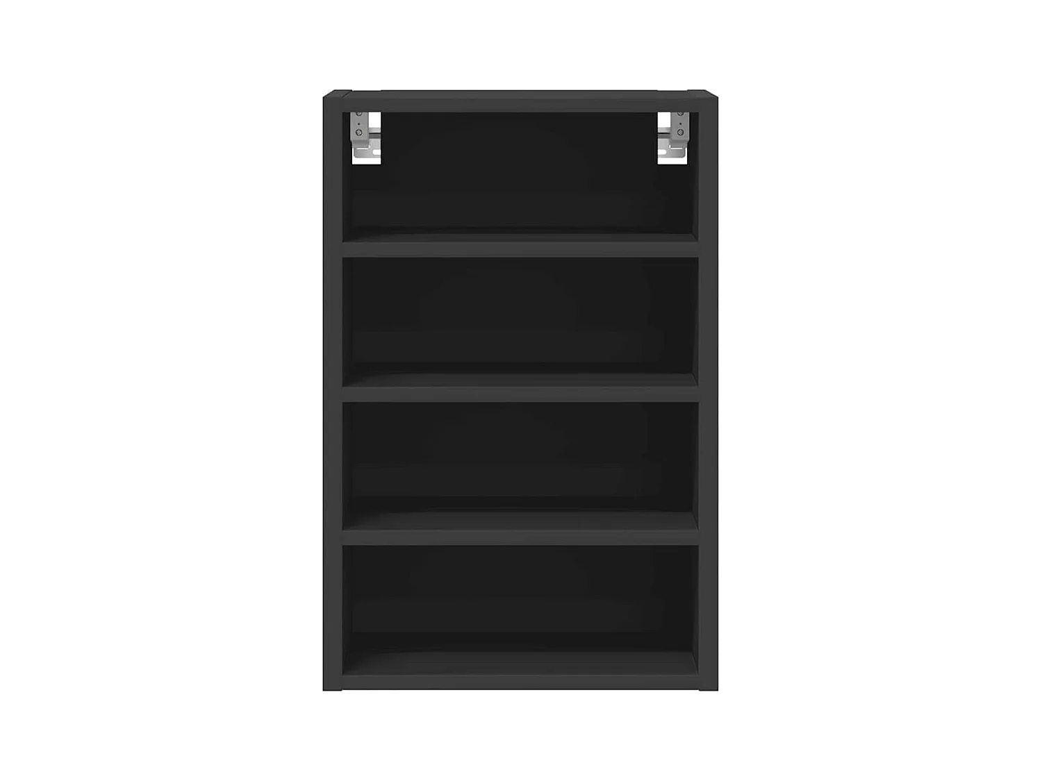 Armoire suspendue "Riga" Noir 40 x 29,5 x 60 cm Bois d'ingénierie