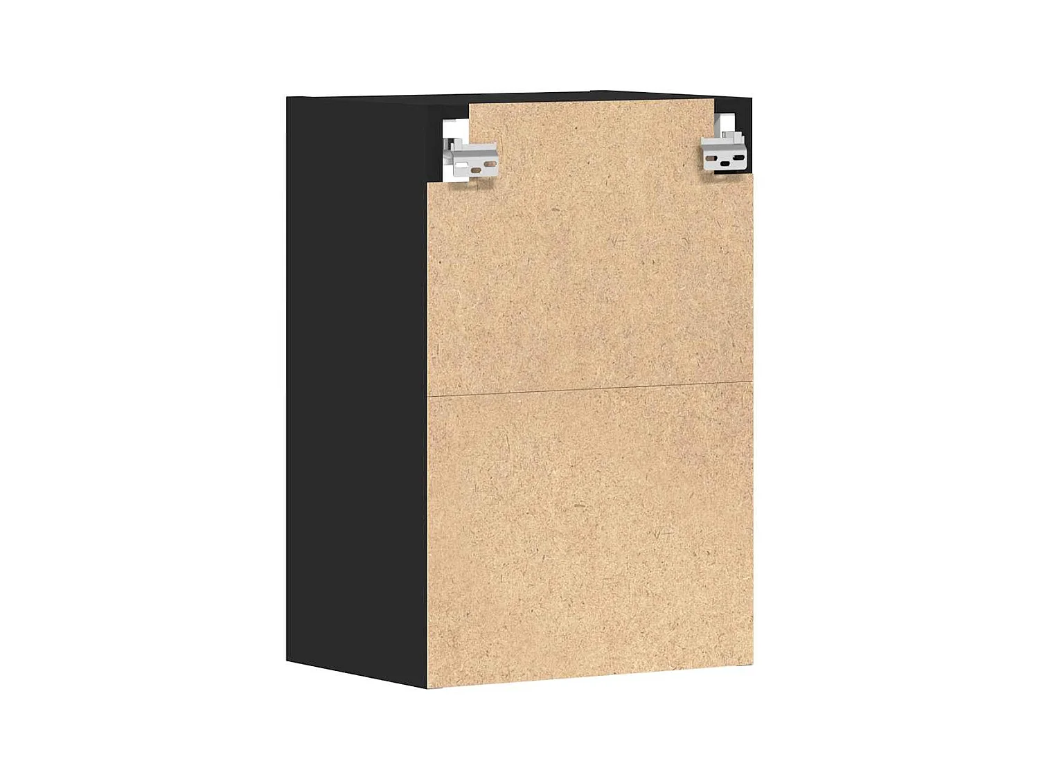 Armoire suspendue "Riga" Noir 40 x 29,5 x 60 cm Bois d'ingénierie