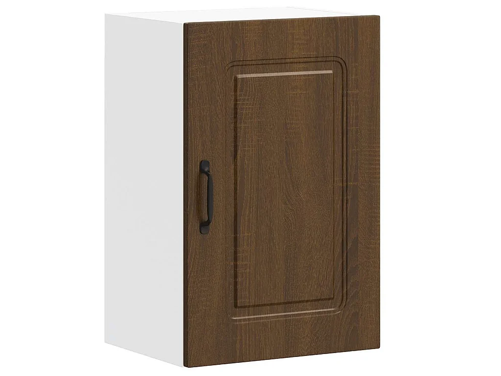 Armoire murale de cuisine Kalmar chêne marron bois d'ingénierie