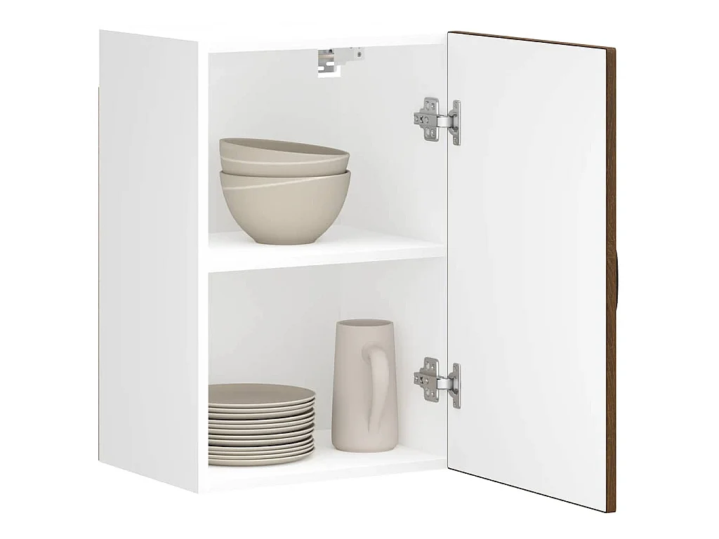 Armoire murale de cuisine Kalmar chêne marron bois d'ingénierie
