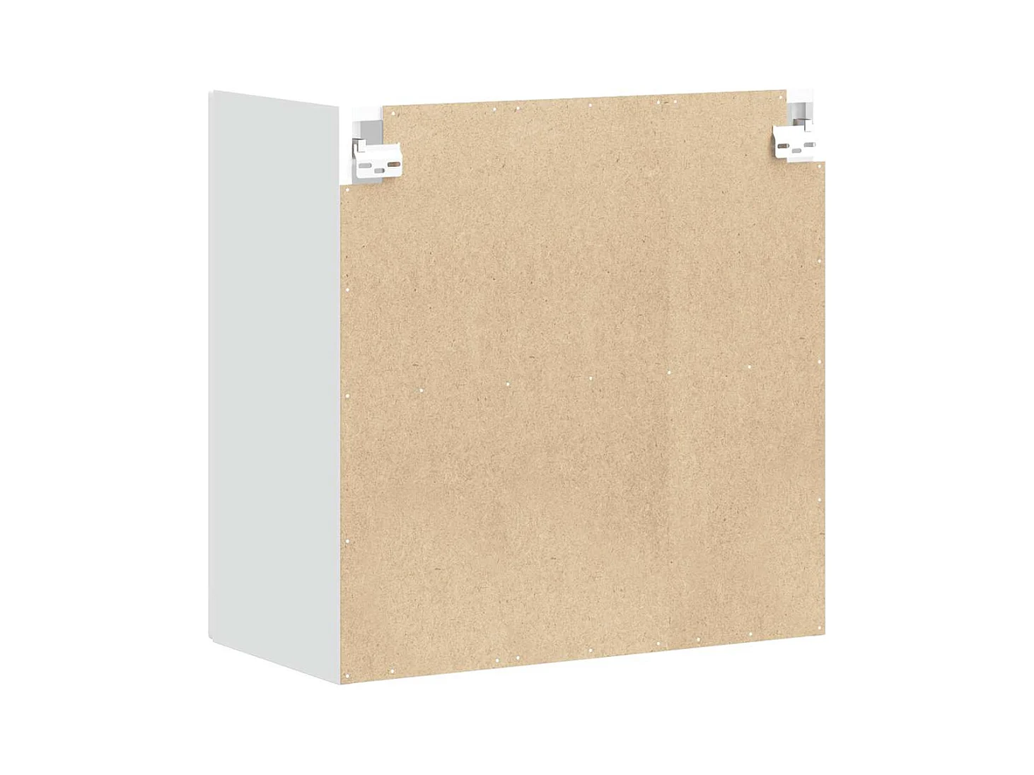 Armoire murale de cuisine avec porte en verre Kalmar blanc