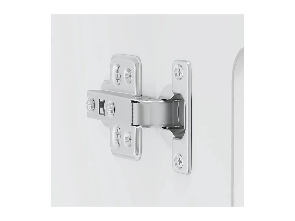 Armoire murale de cuisine avec porte en verre Kalmar blanc