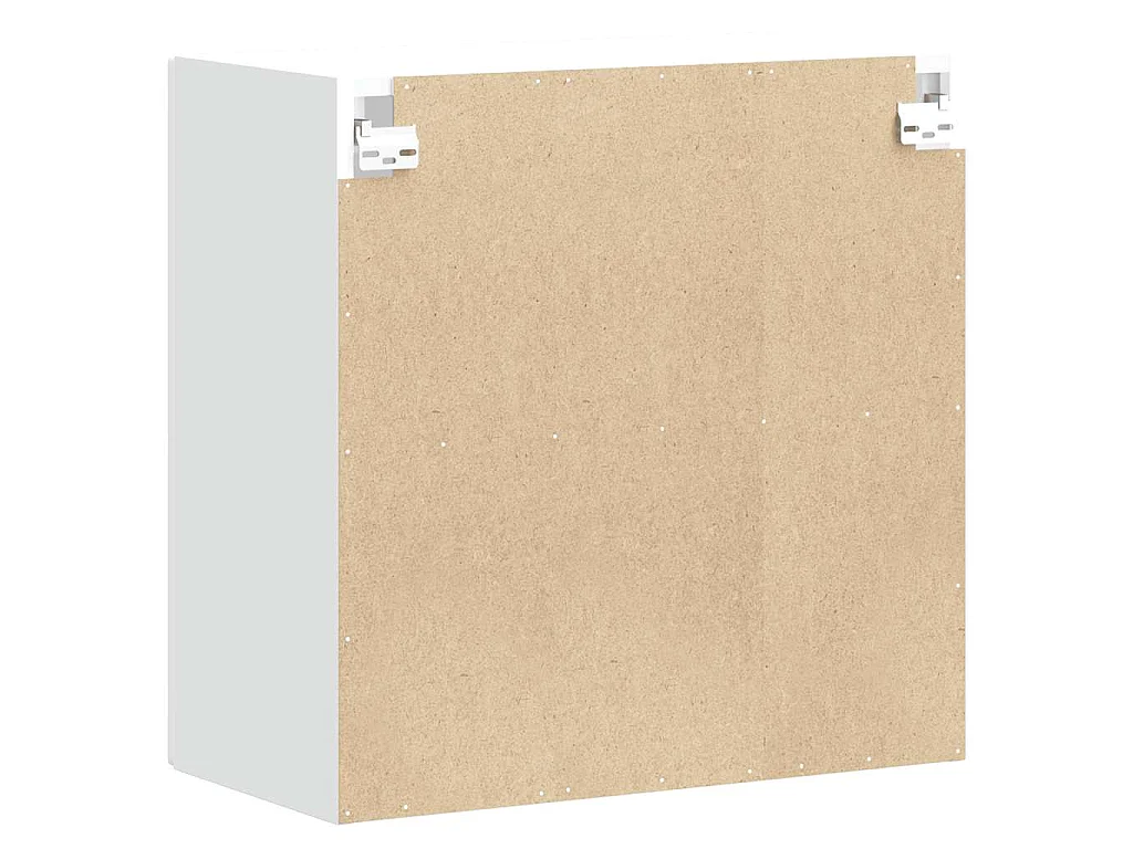 Armoire murale de cuisine avec porte en verre Kalmar blanc