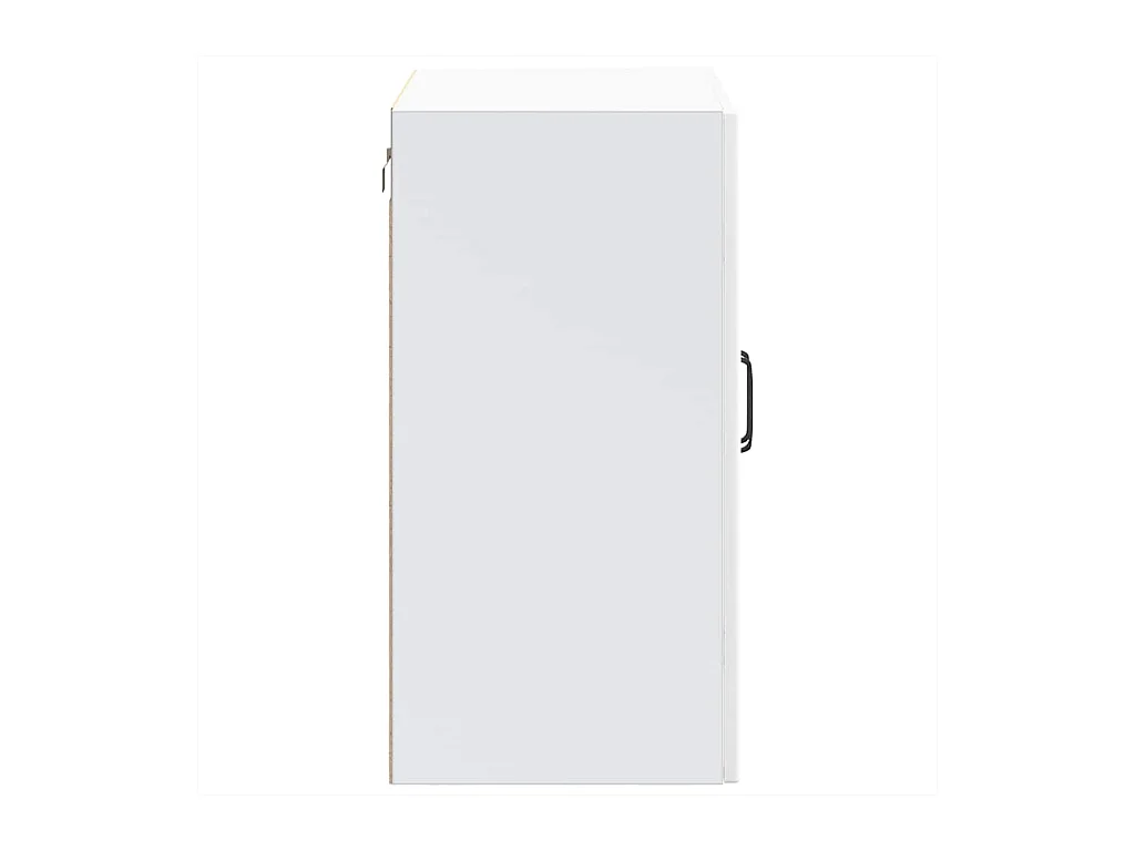 Küchen-Hängeschrank mit Glastür Lucca Weiß Holzwerkstoff