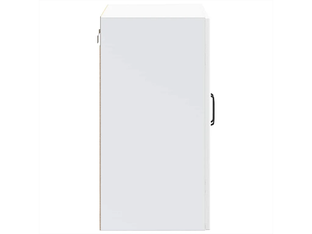 Armoire murale de cuisine avec porte en verre Lucca blanc