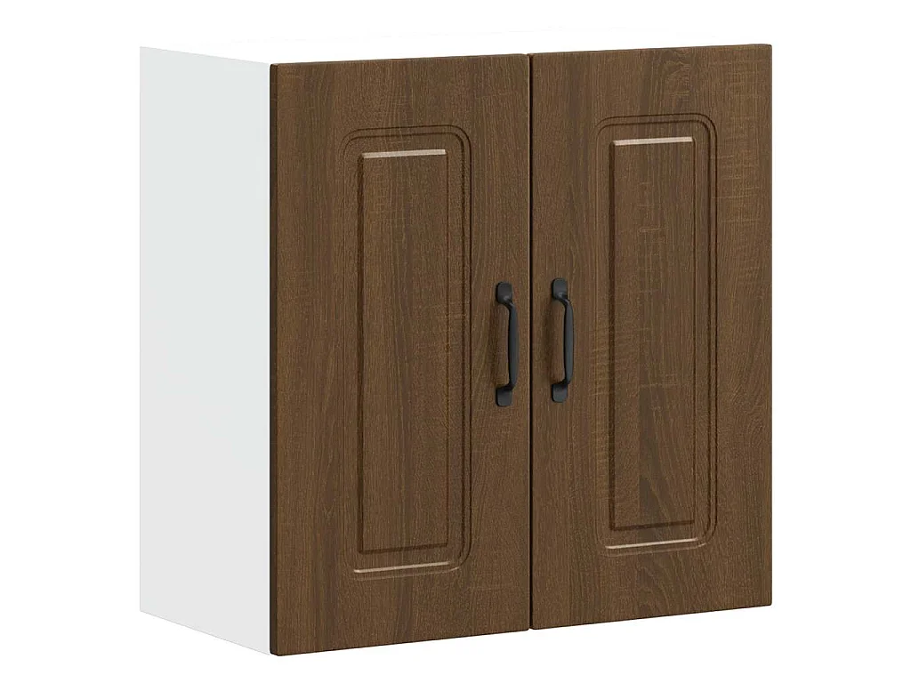 Armoire murale de cuisine Kalmar chêne marron bois d'ingénierie