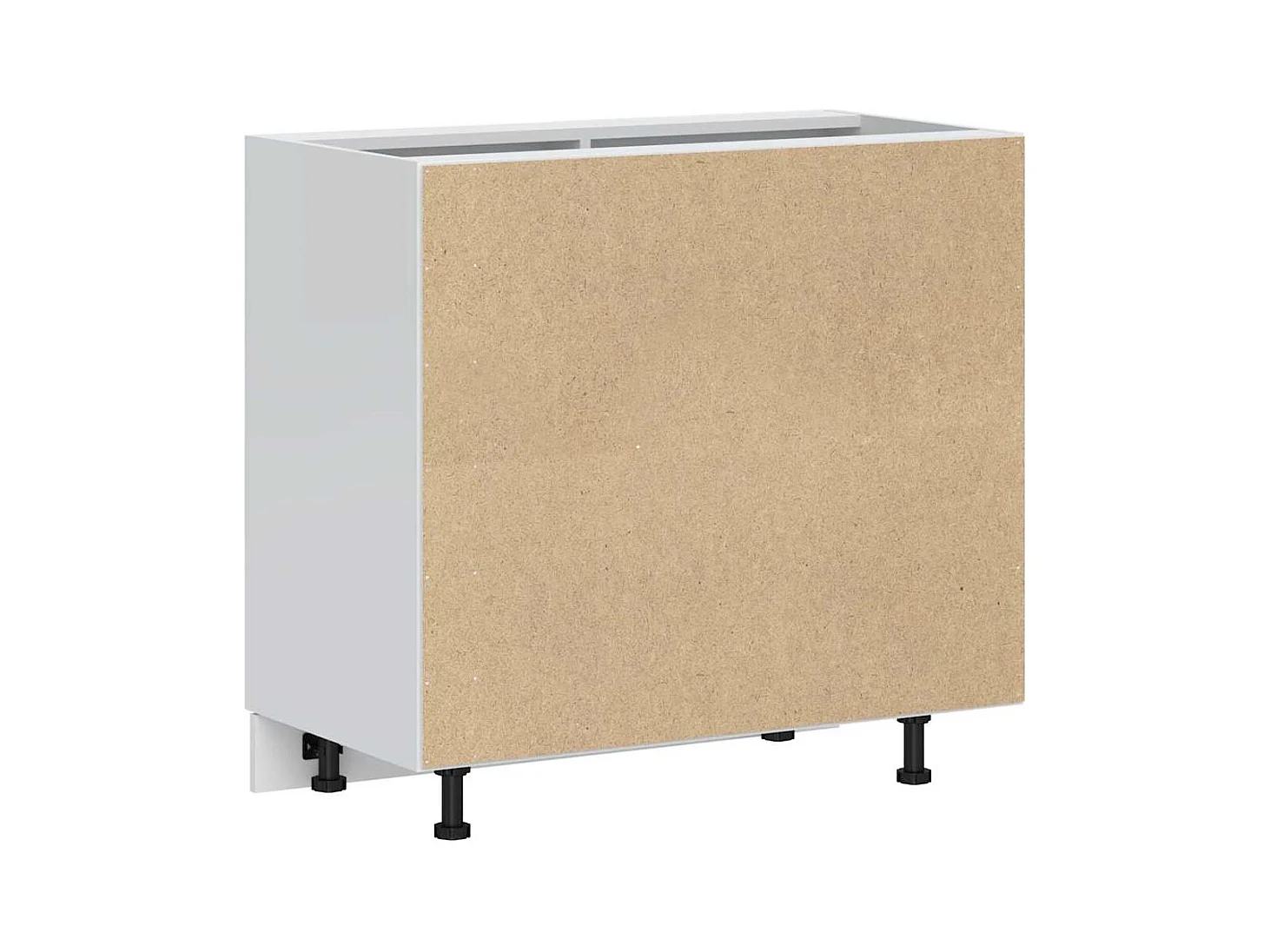 Armoire de cuisine Porto blanc bois d'ingénierie