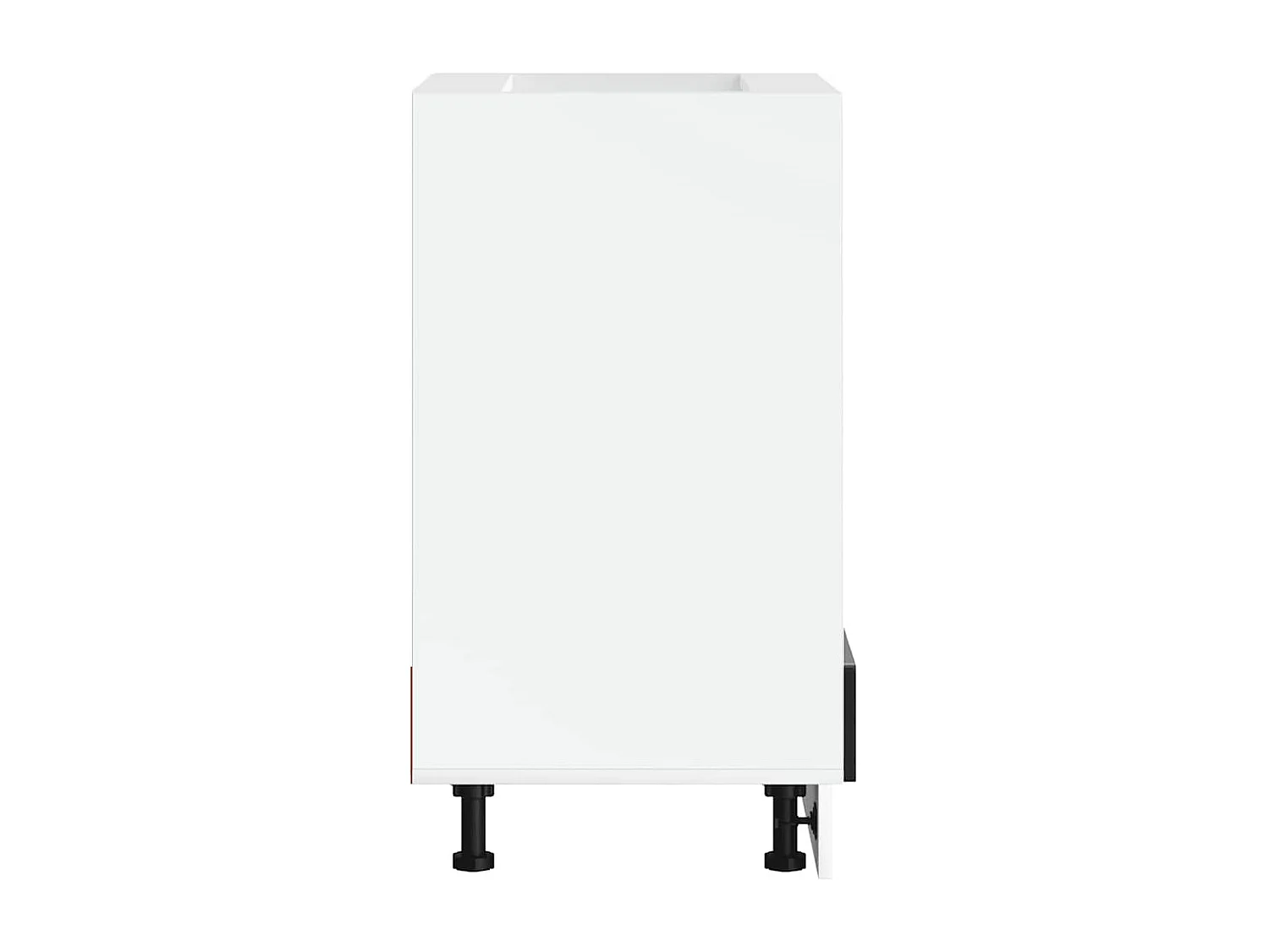 Armoire à four Porto noir bois d'ingénierie