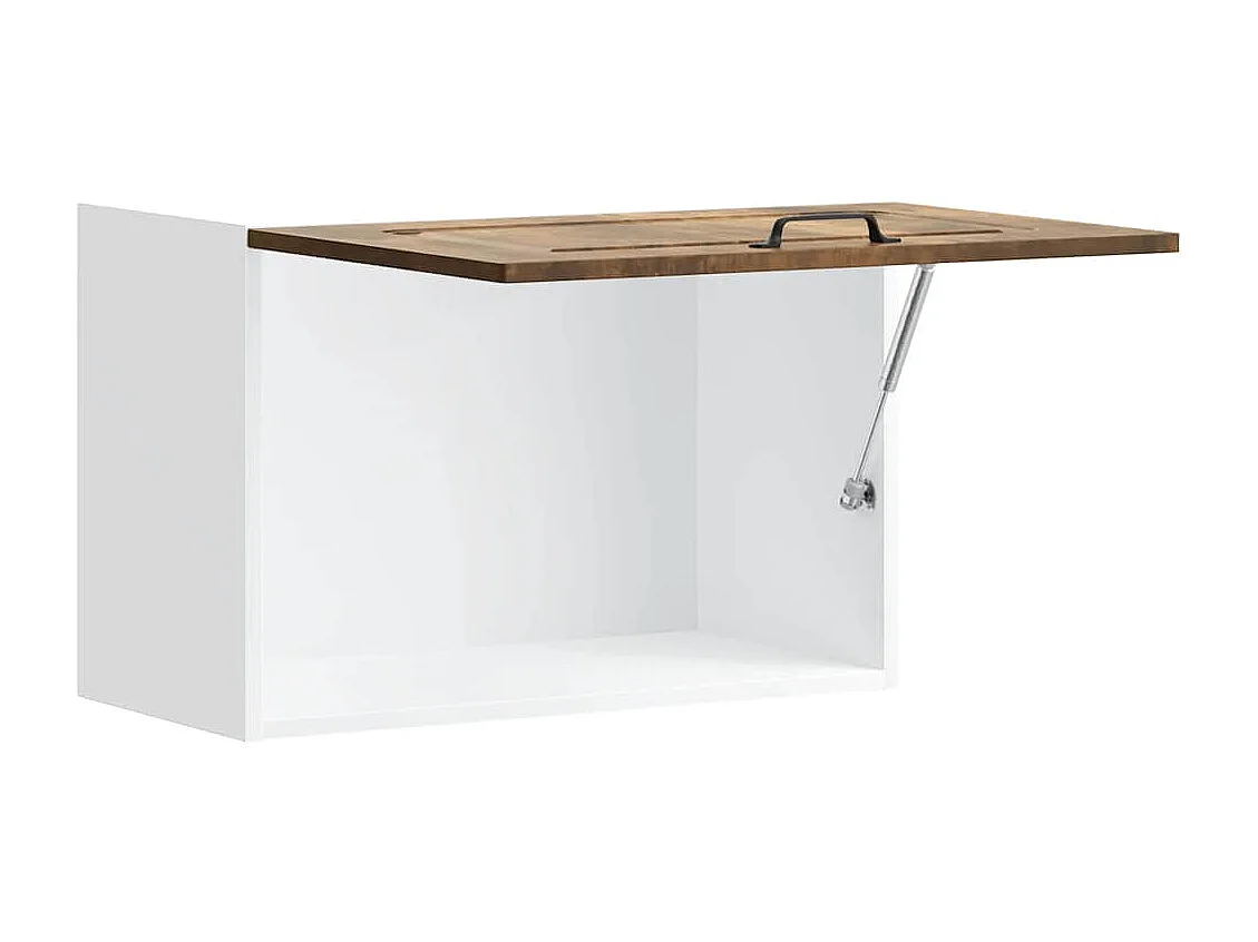 Armoire murale de cuisine Kalmar chêne fumé bois d'ingénierie