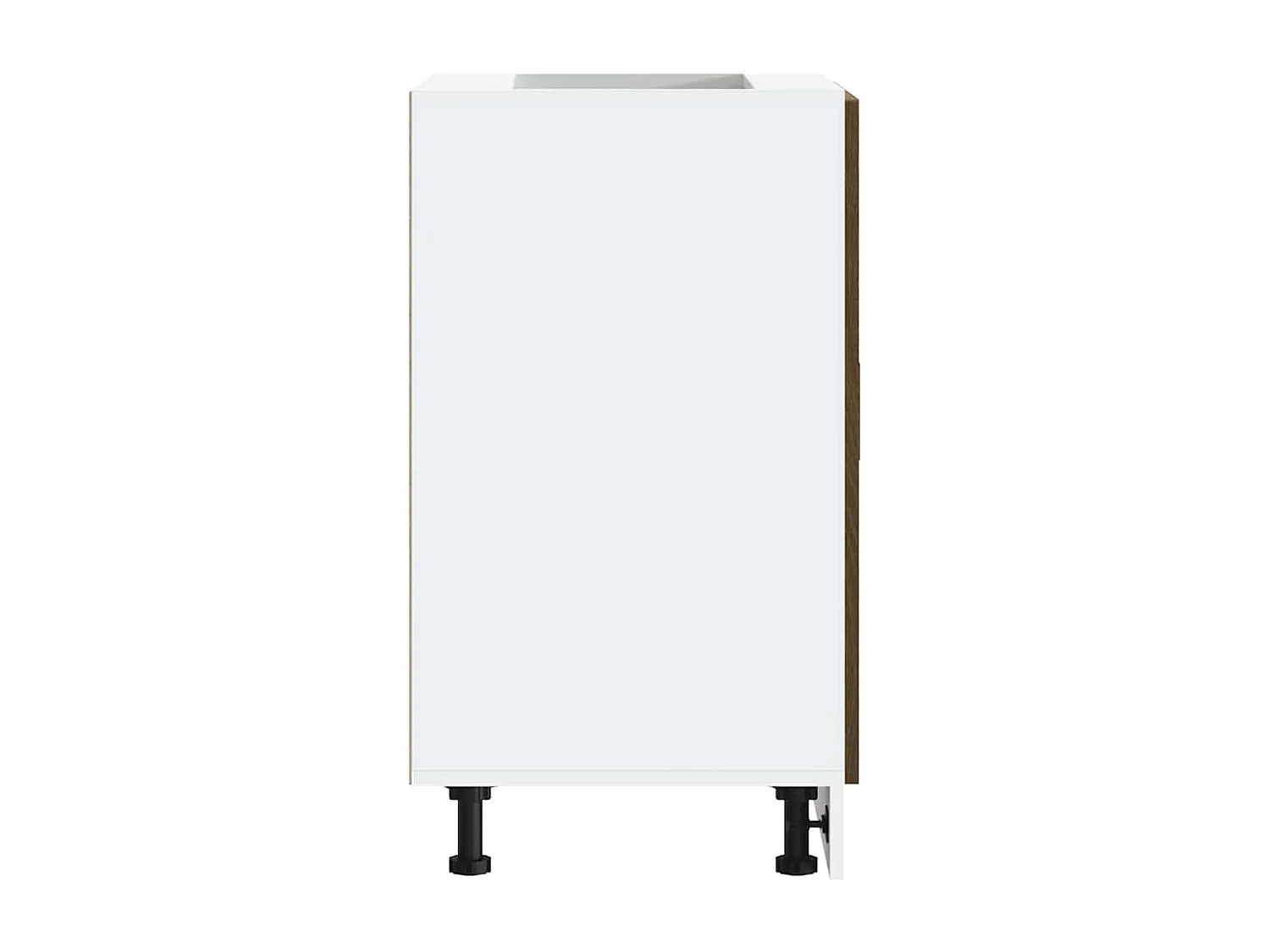 Onderkast "Porto" bewerkt hout bruin eikenkleur