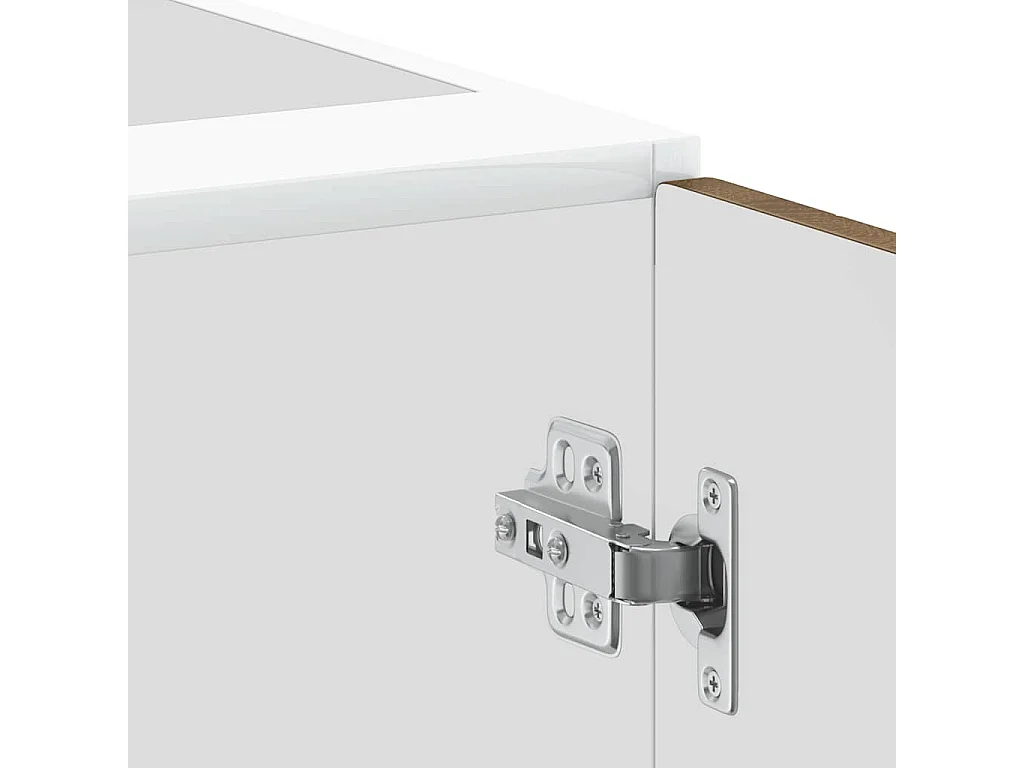 Onderkast "Porto" bewerkt hout bruin eikenkleur