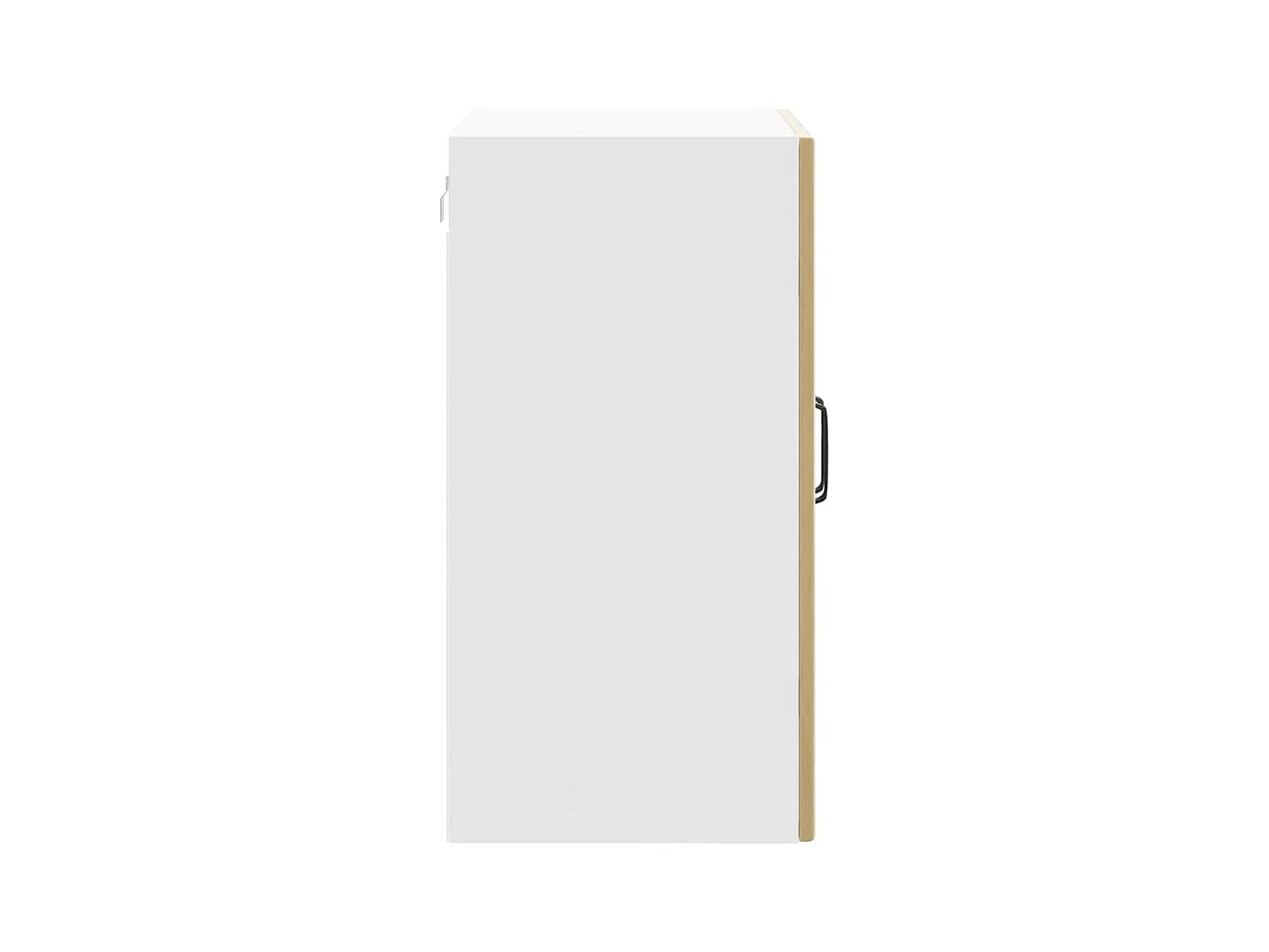 Armoire murale de cuisine avec porte vitrée "Lucca" Chêne artisanal Bois d'ingénierie