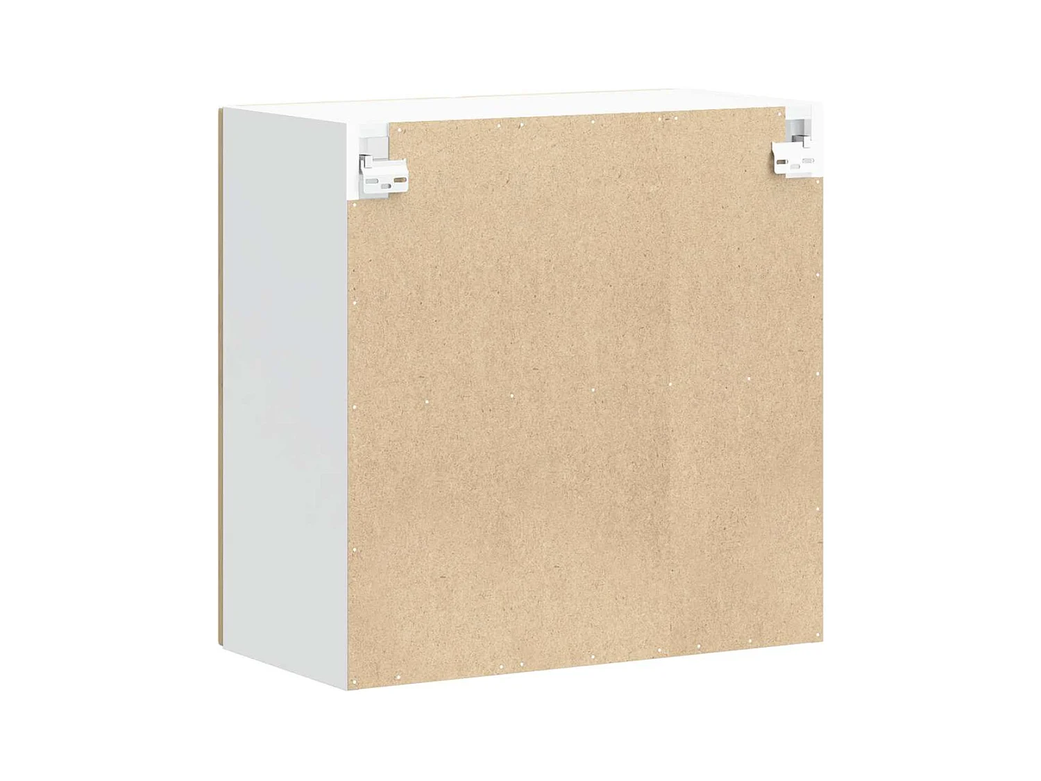 Armoire murale de cuisine avec porte vitrée "Lucca" Chêne artisanal Bois d'ingénierie