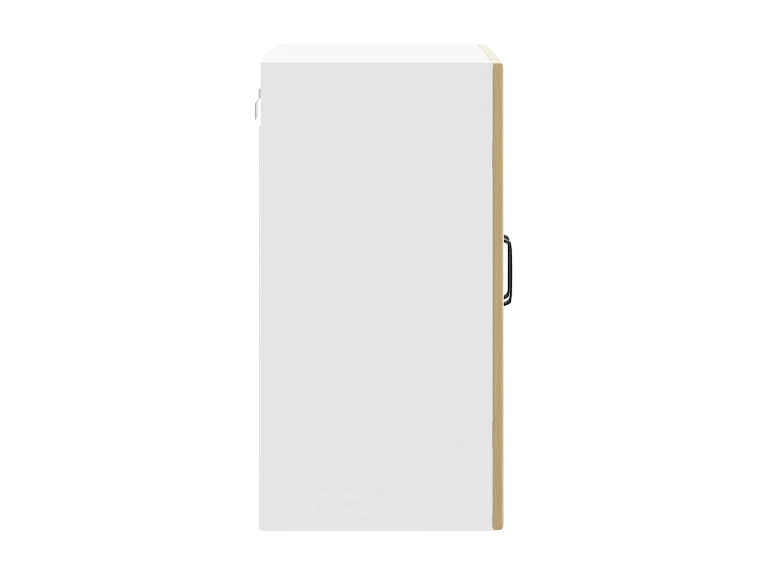 Armoire murale de cuisine avec porte vitrée "Lucca" Chêne artisanal Bois d'ingénierie