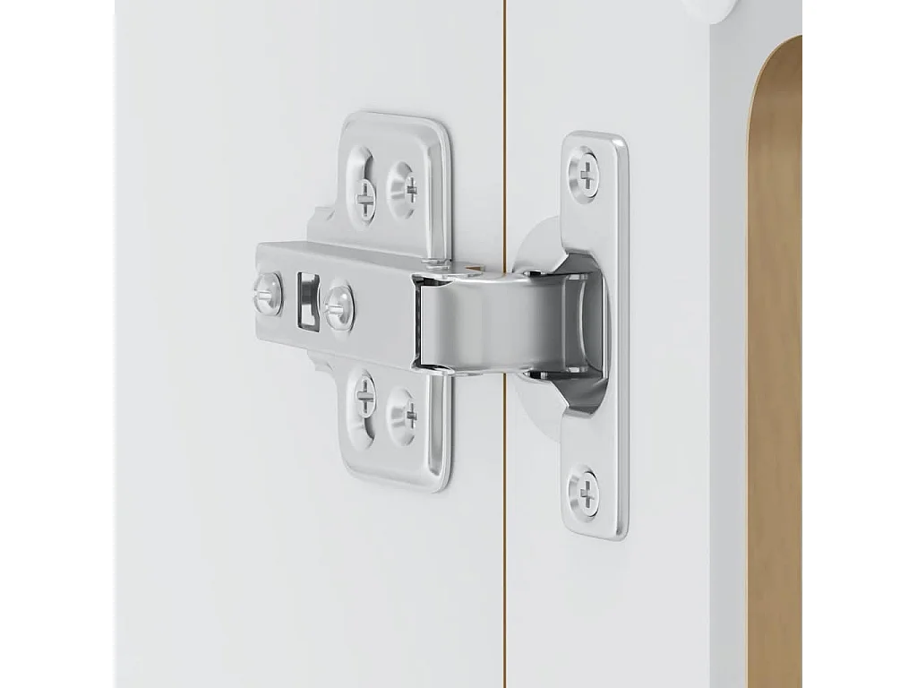 Armário de parede cozinha porta vidro Lucca carvalho artesanal