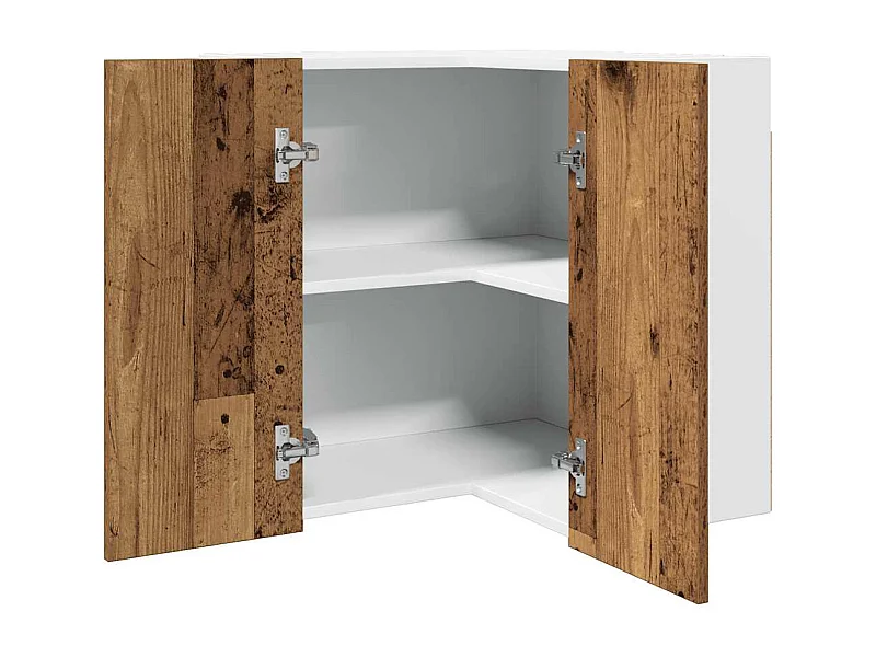 Mobile Pensile Angolo “Lyon” Legno Vecchio 57x57x60