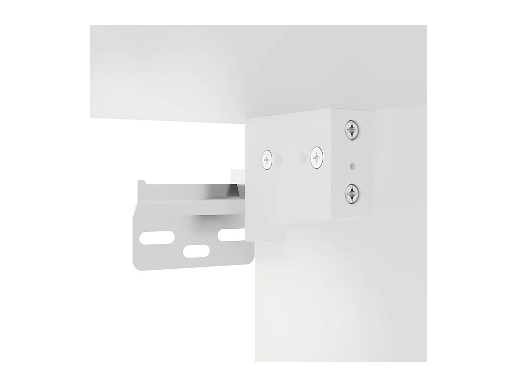 Hanghoekkast Lyon 57x57x60 cm bewerkt hout oud houtkleurig