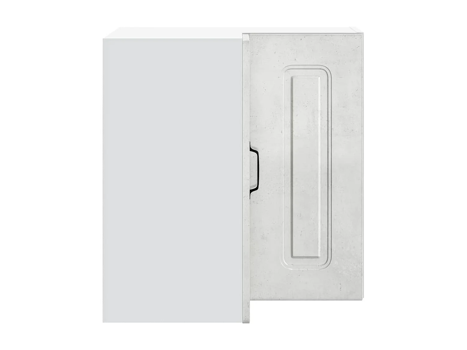 Armoire murale d'angle de cuisine Kalmar gris béton