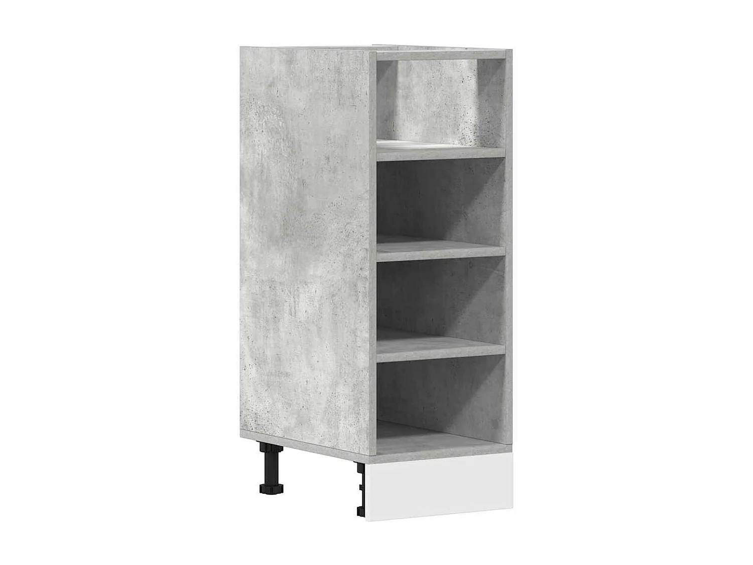 Unterschrank Riga Betongrau 30x44,5x81,5 cm Holzwerkstoff