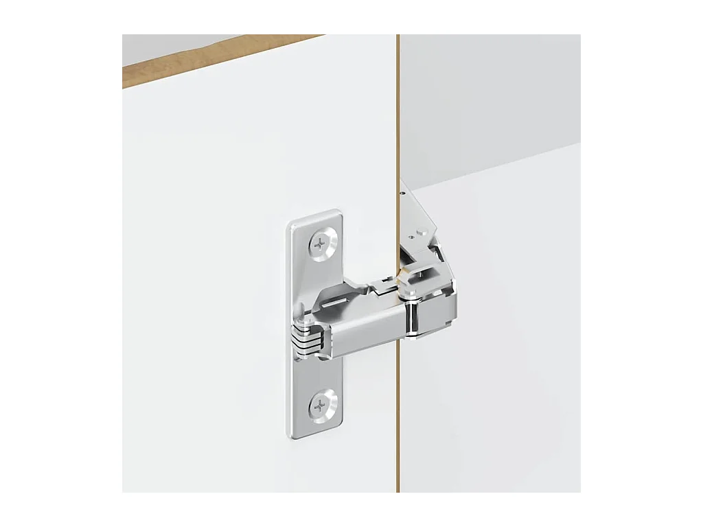 Keukenwandhoekkast Kalmar bewerkt hout artisanaal eikenkleur