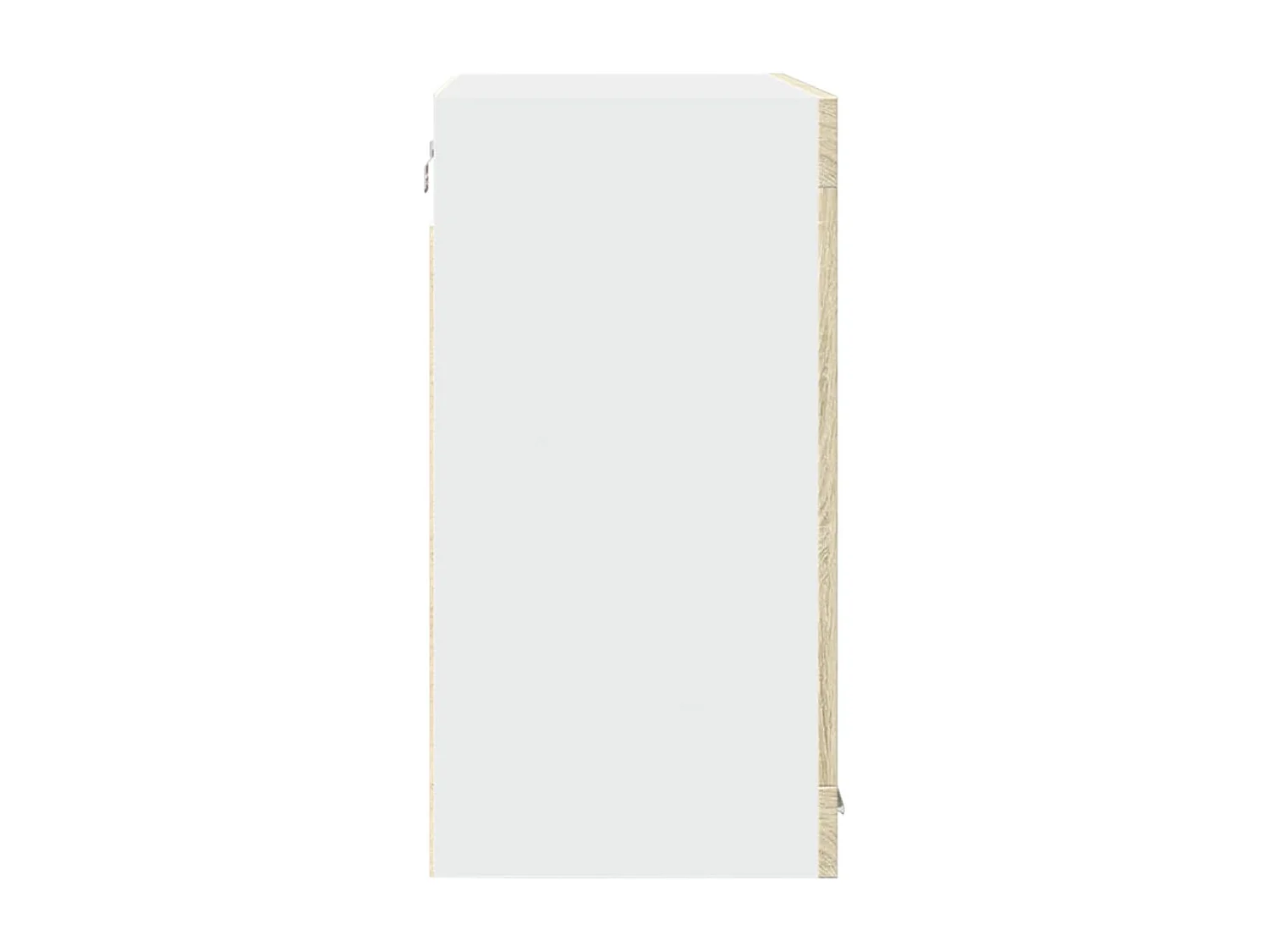 Vitrine suspendue "Lyon" Chêne Sonoma 80 x 31 x 60 cm Bois d'ingénierie