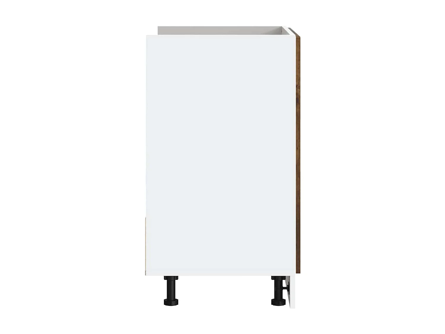 Spoelbakonderkast Porto 80x46x81,5cm bewerkt hout gerookt eiken