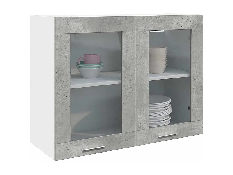 Hangkast Lyon 80x31x60 cm betongrijs