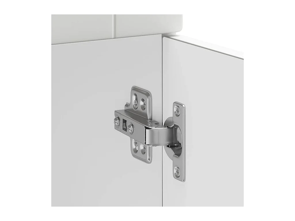 Armoire de cuisine Porto blanc bois d'ingénierie