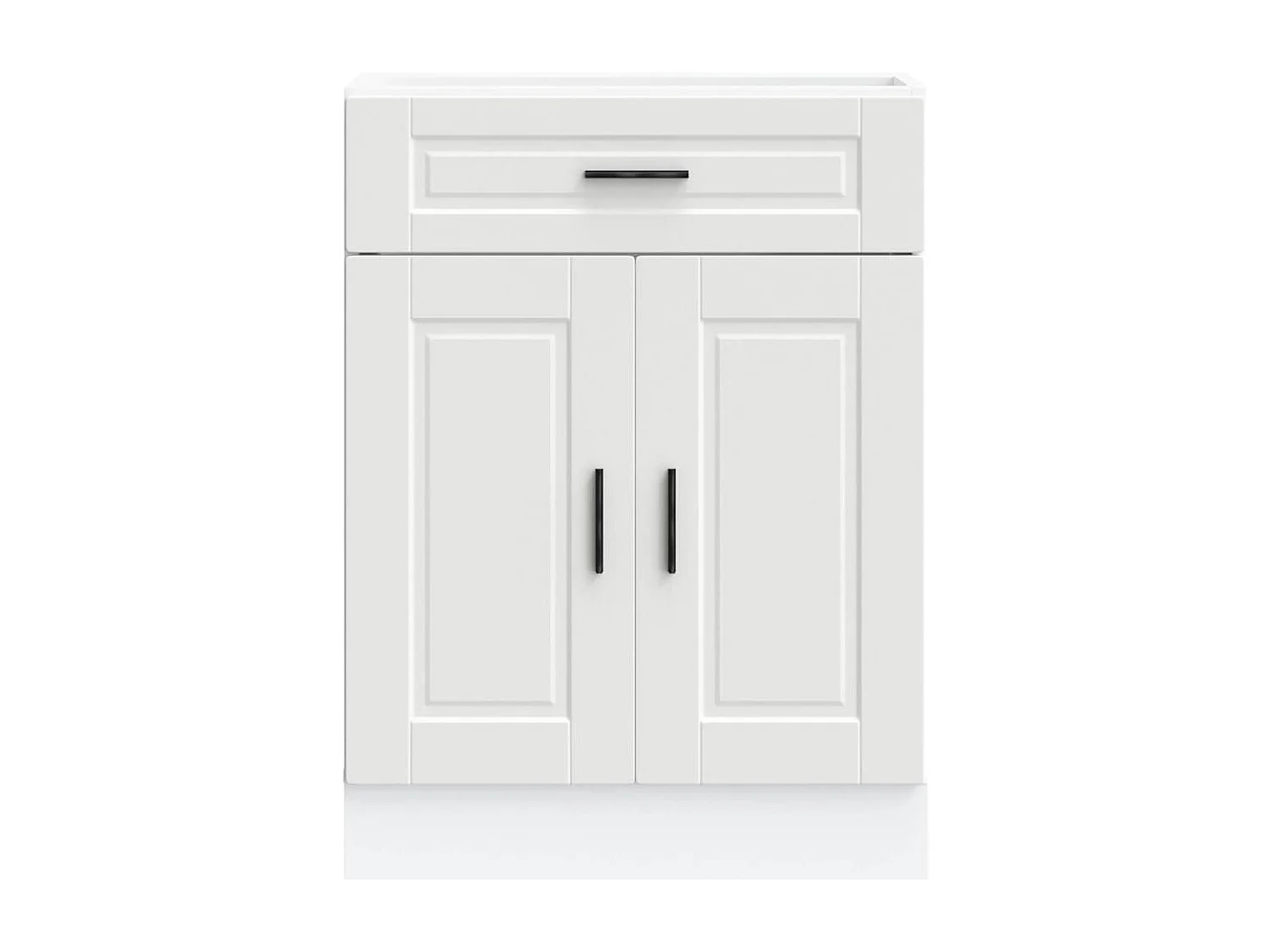 Armoire de cuisine Porto blanc bois d'ingénierie