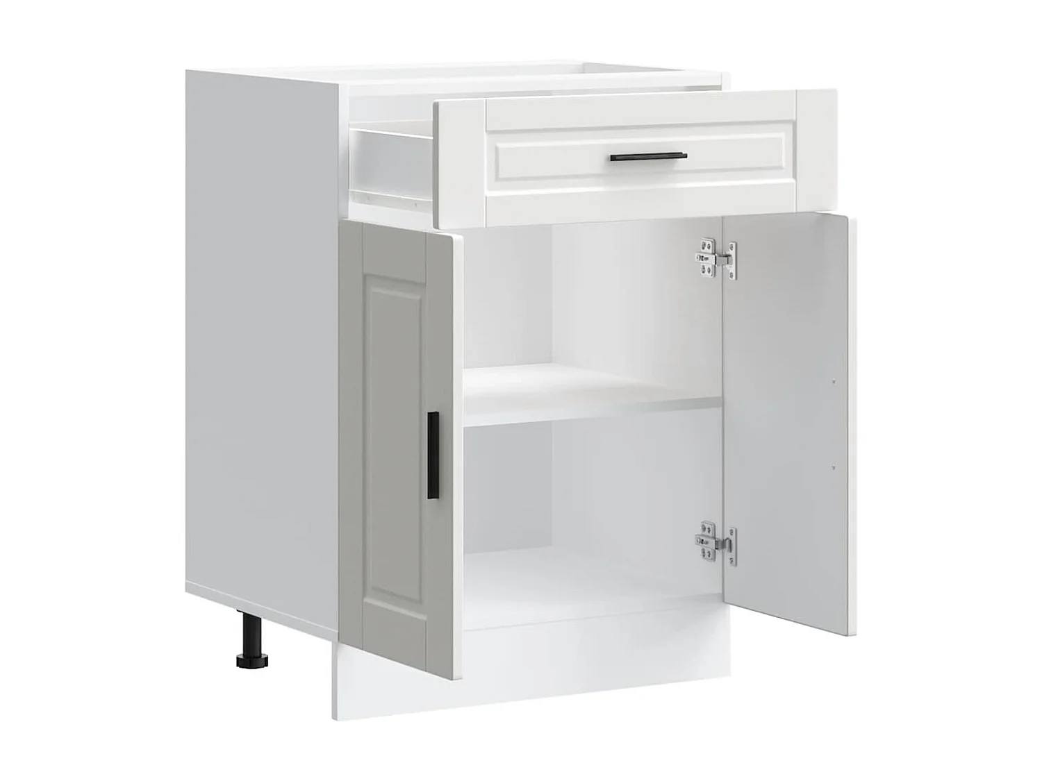 Armoire de cuisine Porto blanc bois d'ingénierie