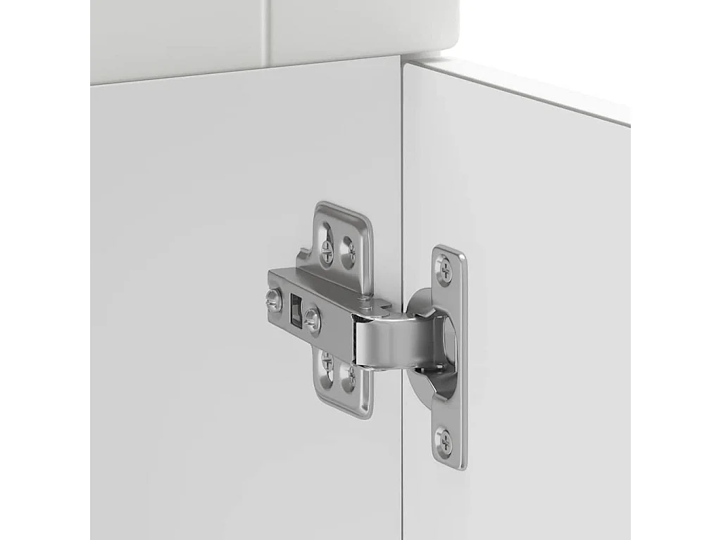 Armoire de cuisine Porto blanc bois d'ingénierie