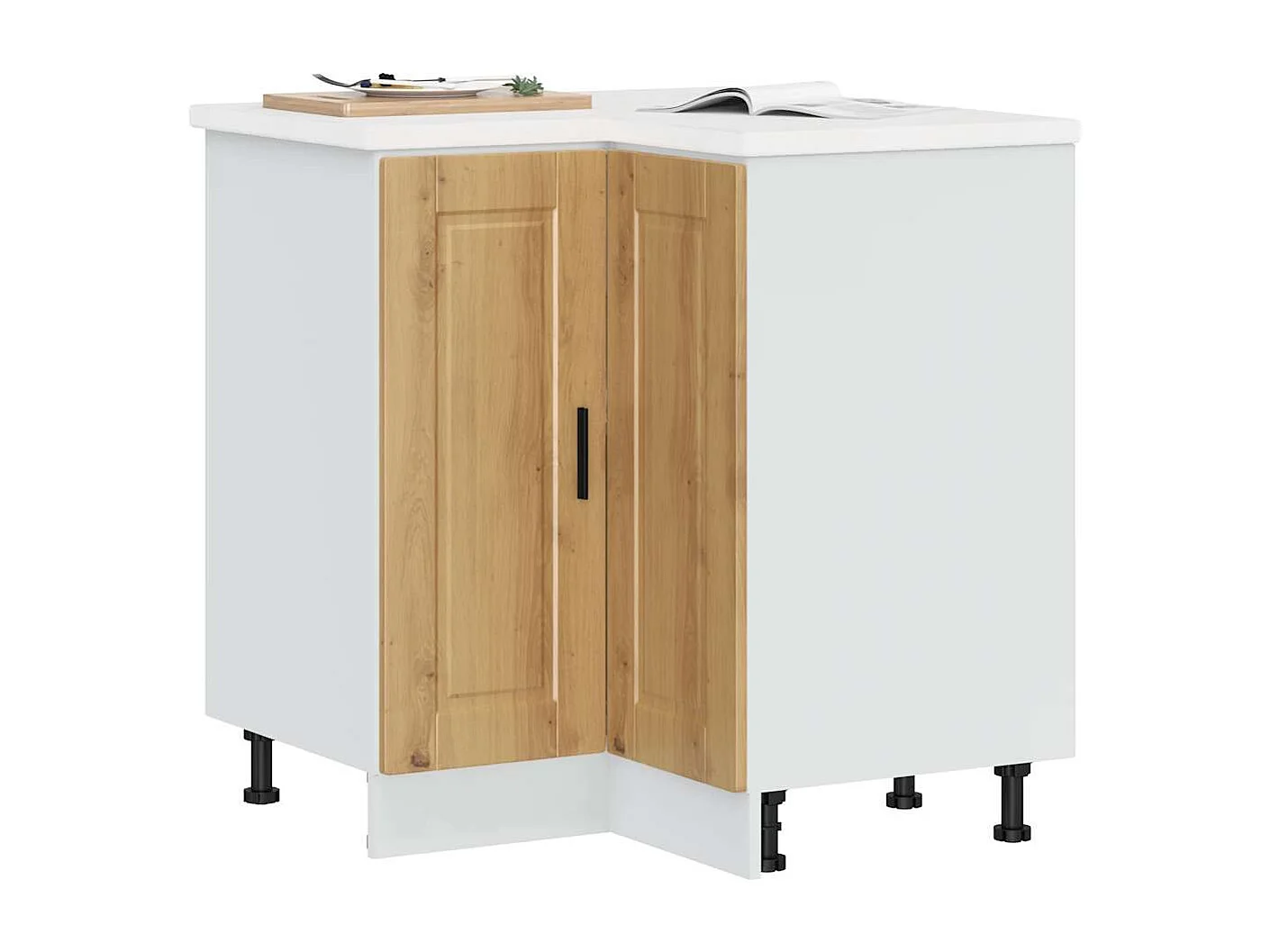 Base Angolo Cucina Porto Rovere Artigianale Legno Multistrato