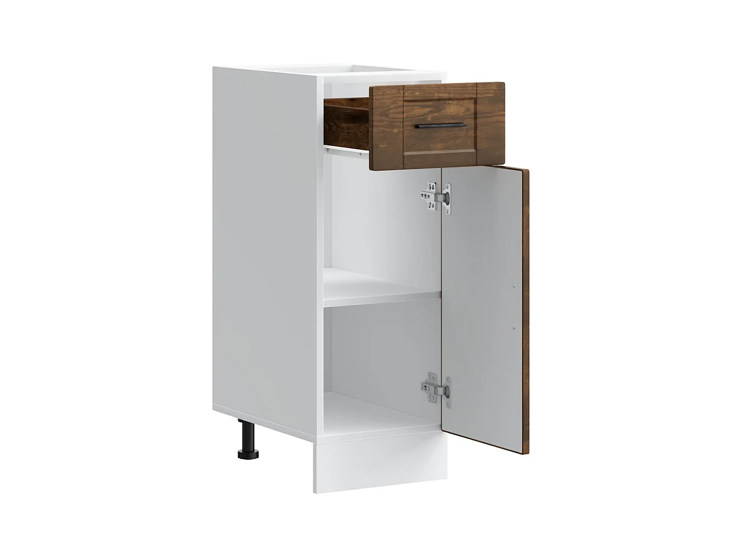 Base da Cucina Porto Rovere Fumo in Legno Multistrato