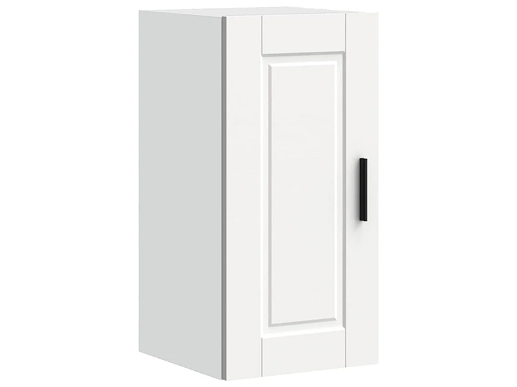 Armoire murale de cuisine Porto blanc bois d'ingénierie